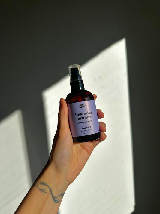 Lavender Orange Body Oil