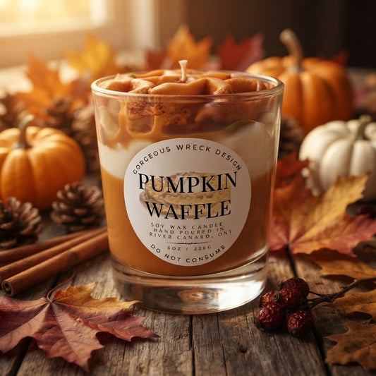 Pumpkin Waffle Candle